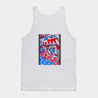 Stars n stripes graffiti love Tank Top